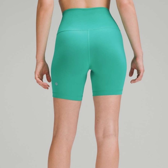 Lululemon Wunder Train High-Rise Short 6" Kelly Green - Picture 2 of 10